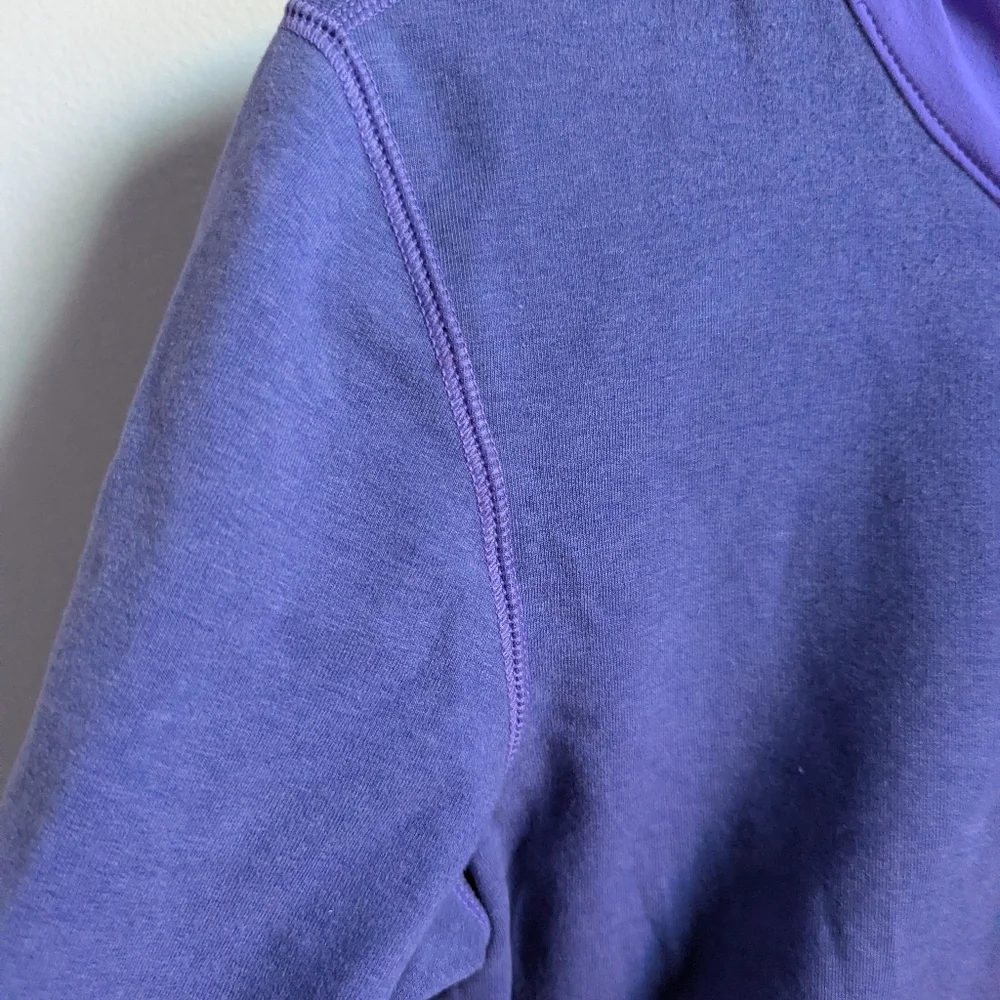 LULULEMOn Purple Voyage Athletic Casual Athleisure Hoodie Sweater Size Medium - Picture 8 of 14